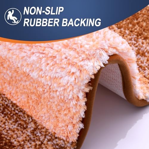 OLANLY Bathroom Runner Rug 70x20, Extra Soft Absorbent Microfiber Bath Rugs - Image 5