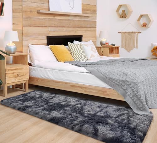 Chicrug Soft Runner Rugs for Bedroom Living Room Plush Fluffy Rug 2x6 - Image 3