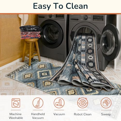 BESTSWEETIE 5'x7' Washable Area Rug - Image 4