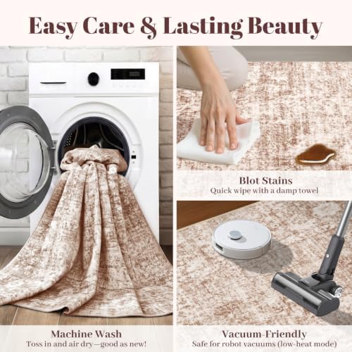Homemate Washable Rug 8x10 Area Rugs - Image 5