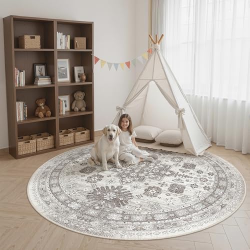 zesthome 9ft Round Rug, Large Circle Rug - Image 4