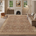 8x10 Reddish Brown Washable Area Rug by Unknown
