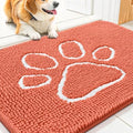 Smiry Dog Door Mat for Muddy Paws, Absorbent Non Slip Dirt Trapper by Smiry