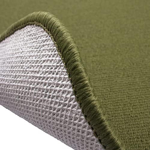 Ritz Solid Accent Rug: 18" x 30" Stain Resistant Kitchen or Living Room Floor - Image 3
