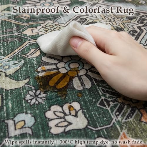 Ruaruarug Washable Area Rug 8×10 - Image 5