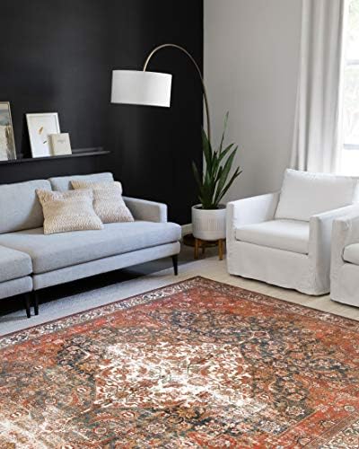 Loloi Layla Ocean/Multi 5'-0" x 7'-6" Area Rug - Image 2