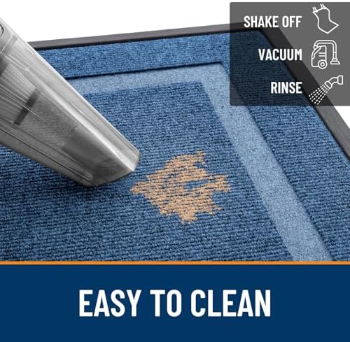 OLANLY Front Door Mat Outside 35x23, All-Season Heavy-Duty Rubber Doormat - Image 6