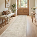 Nakagishi Neutral 2x8 Runner Rug Non Slip Carpet Washable by NakagishiAreaRug