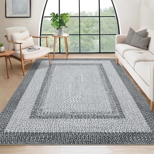 RUGSREAL 8x10 Washable Area Rug by RUGSREAL