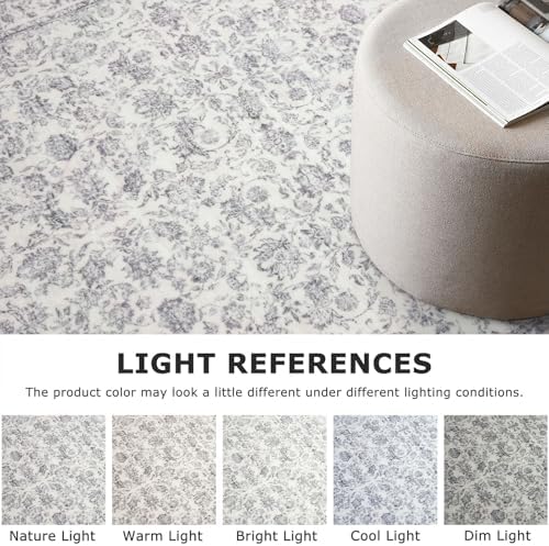 SIILOOM 2x5 Washable Runner Rug, Non Slip Soft Area Rug - Image 5