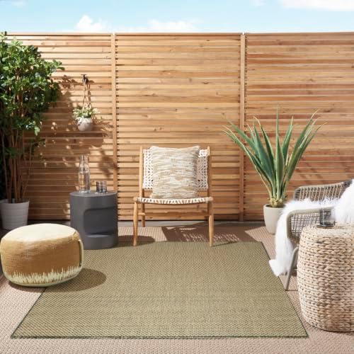 Nourison Home Courtyard Green 4' x 6' Area Rug - Image 4
