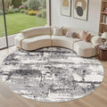 10ft Round Rug, Circle Area Rugs by JessibouAreaRug