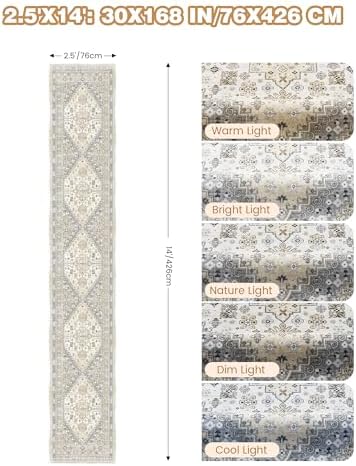 Washable Runner Rug 2.5x14, Long Kitchen Rugs Non-Slip - Image 2