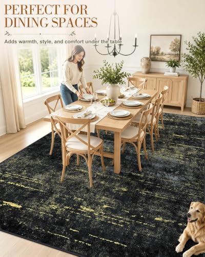 OLANLY 6x9 Washable Area Rug, Soft Non Slip Carpet - Image 4