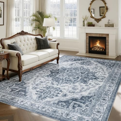 UKISS Washable Rugs 8'x10' Area Rugs by Unknown
