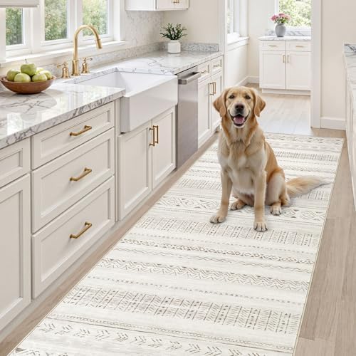 cotiled Hallway 3x8 Runner Rugs Washable Boho Moroccan Soft Rug - Image 5