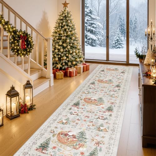 Christmas Kitchen Rugs Runner Rug 2x8 Runners by Restydon