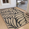 Door Mat Indoor Outside Entrance Dirt Resistant Brown 17"x30" by QiCaiJia