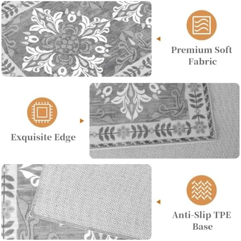 Kitchen Rugs Set of 3, Non Slip Washable Floor Mats - Image 3