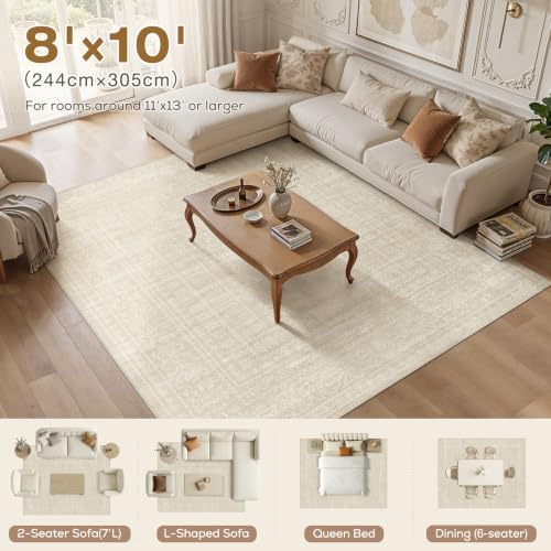 Nakagishi Neutral 8x10 Area Rugs - Image 5