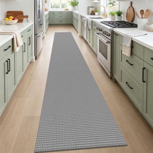EARTHALL Woven Runner Rug 2x18 Ft Washable Runners - Image 2