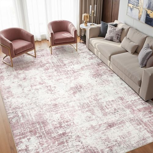 cotiled 5x7 Area Rug for Living Room, Abstract Washable Carpet by COTILED