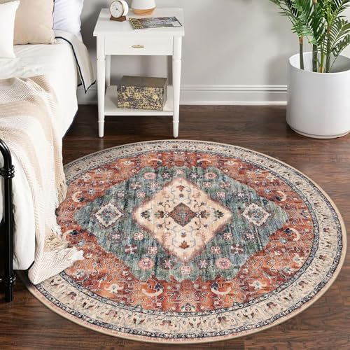 KOZYFLY Boho Round Rug 5 Ft Rugs - Image 3
