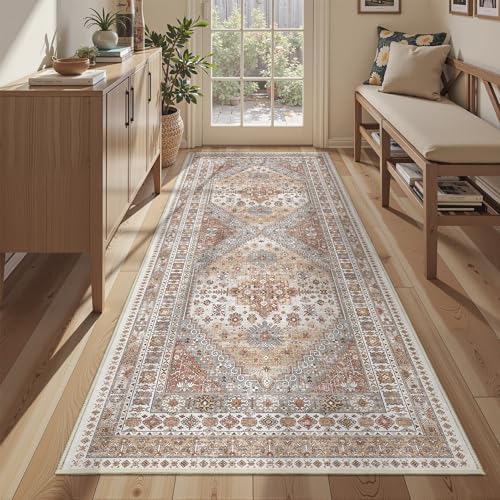 3x6 Runner Rug, Non Slip Washable Rugs by Restydon