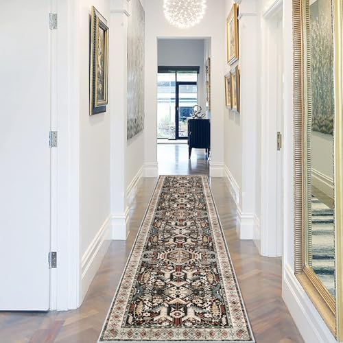 Washable Hallway Runner Rug 2x10: Non-Slip Kitchen Entryway Rugs Indoor Soft - Image 4