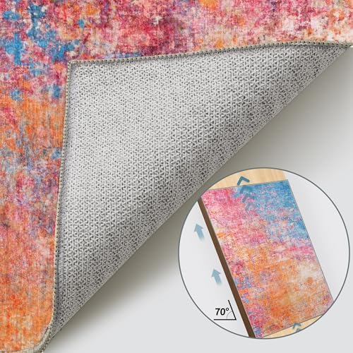 Tangsoo Abstract 2x3 Washable Rugs - Image 3