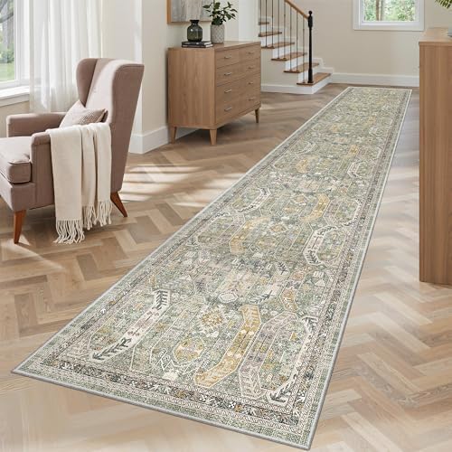 Madane Washable Runner Rugs 2x12 Long by Madane