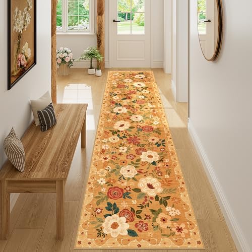 DUKINO 2x8 Runner Rug, Washable Runner Rug by DUKINO