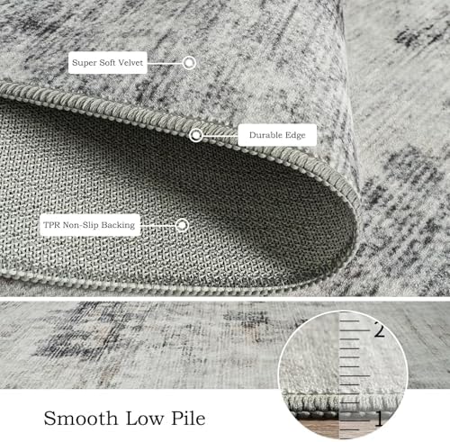 Toneed 4x6 Washable Non Slip Area Rugs - Image 6