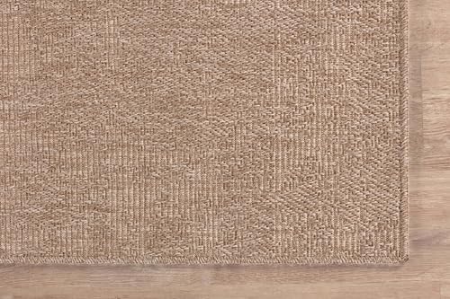 CAMILSON Easy Jute Rug 2x3, Indoor Outdoor Natural Color Fiber Area Rugs - Image 5