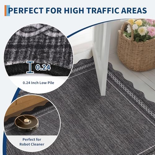 GarveeHome Scalloped Washable Rugs - Image 4