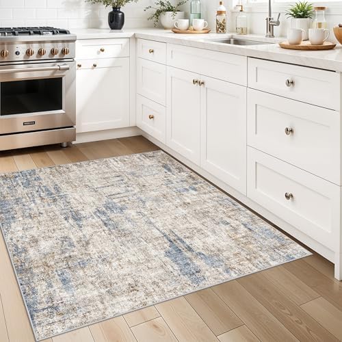 3x3 Square Entryway Rug Washable – Non-Slip Small Area Rug - Image 3