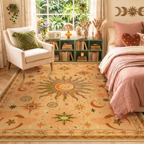 Vacuum-Friendly, 5x7 Washable Area Rug - Image 2