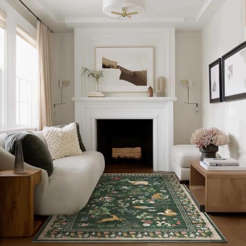 3x5 Washable Area Rugs for Entryway: Small Throw Rugs Stain Resistant Non Slip - Image 6