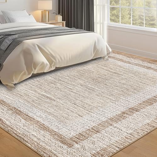 GarveeHome Small Bedroom Area Rug 3x5 Bordered Rug - Image 3