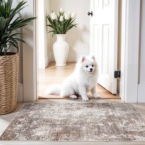 2x4 Washable Non-Slip Runner Rug – Small Throw Rug by BYYVOORugsforYourHome