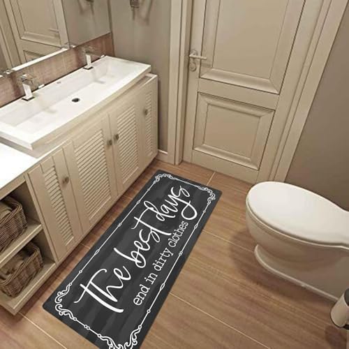 KOZYFLY Laundry Room Rug Runner 20"x48" Non Slip Laundry Rug Kitchen Rugs - Image 3
