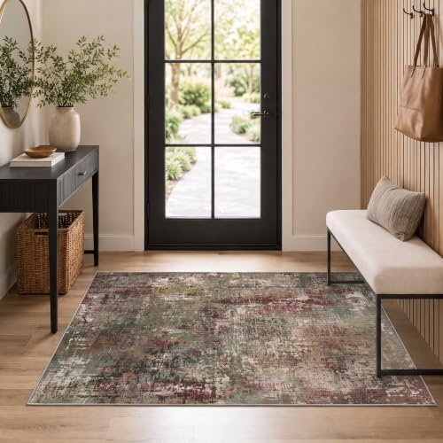 Runner Rug 2x3, Water & Stain Resistant Non Slip Long Mat, Low Pile Pet by ROOMISLAND