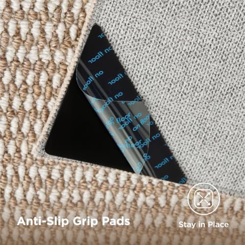 Bedsure 9x12 Faux Wool Area Rug - Image 3