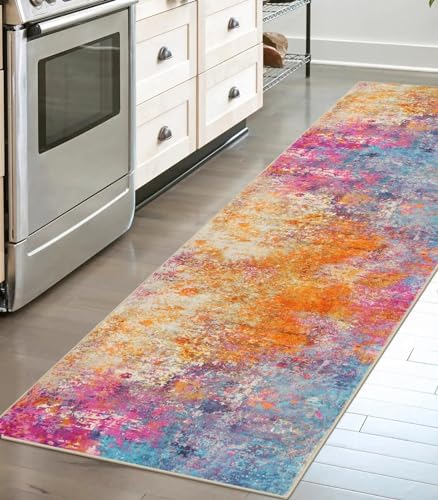 Lahome Modern Abstract Runner Rugs - Image 2