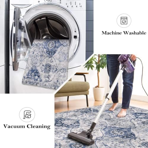 Lahome Moroccan Washable Small Area Rug, 3x5 Rugs - Image 3