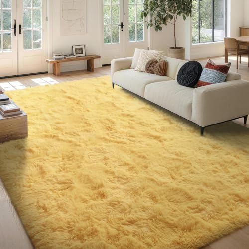 FinRèc Home 9x12 Non-Slip Fluffy Area Rugs - Image 2