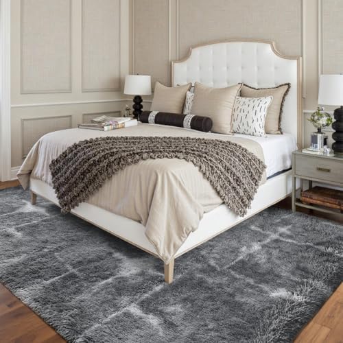 FinRèc Home 8x10 Non-Slip Fluffy Area Rugs - Image 2