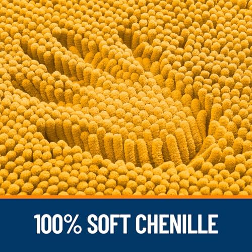 OLANLY Bathroom Runner Rugs 47x20, Extra Soft Absorbent Chenille Bath Rugs - Image 3