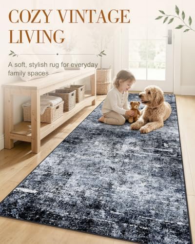 OLANLY 2x5 Washable Runner Rug, Soft Non Slip Carpet - Image 3
