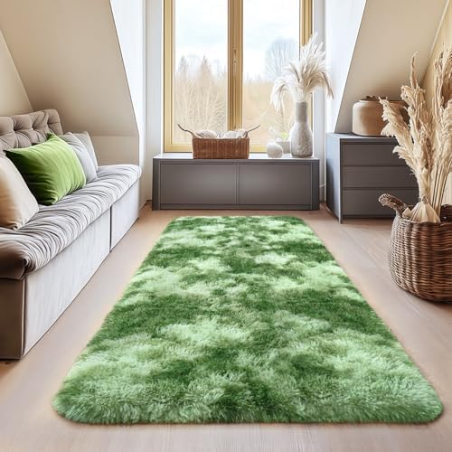 2x6Ft Fluffy Runner Rug Fluffy Rugs Indoor Non-Slip Carpet - Image 4